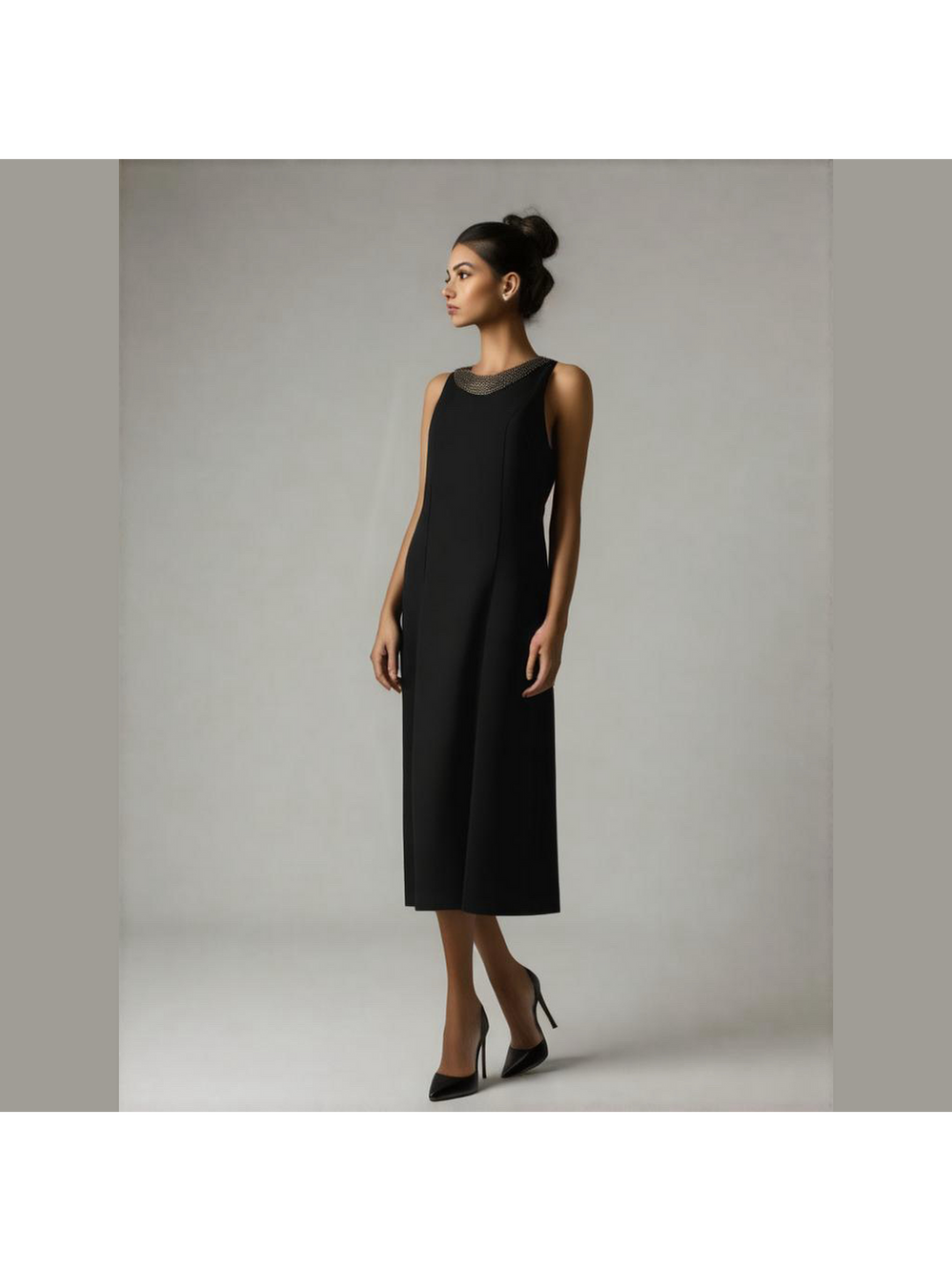 Ivy and Blu Black Sheath Cocktail Dress Large NWT Size 12